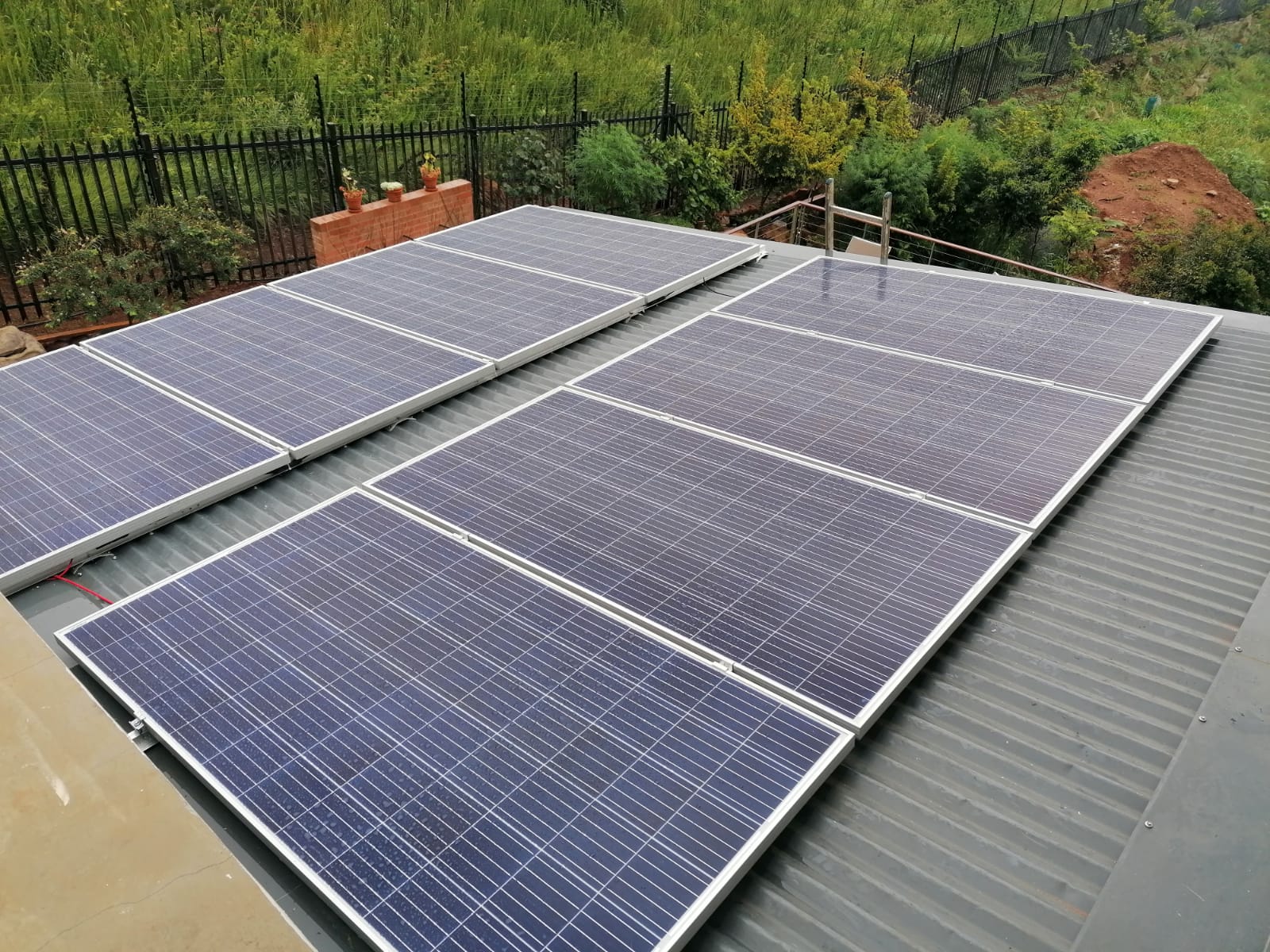A 24 Solar Panel Residential installation in Victoria Club Pietermaritzburg